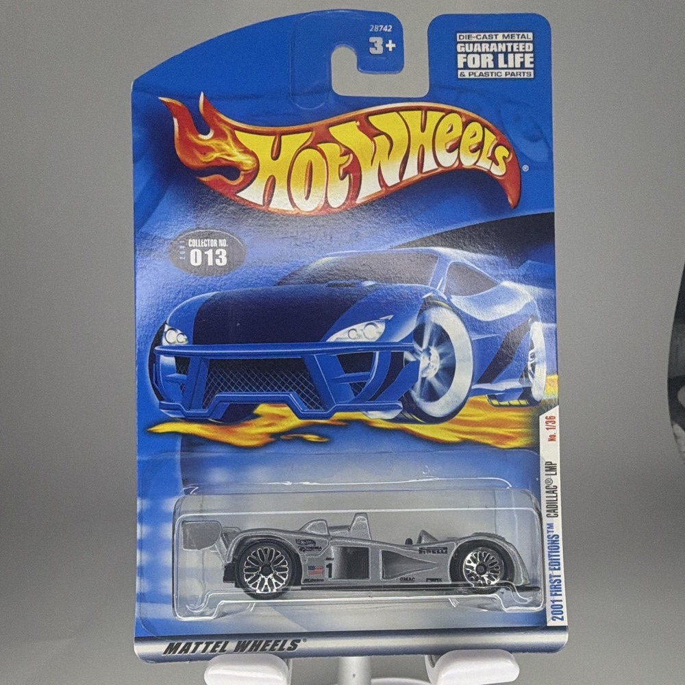 Hot Wheels Cadillac LMP 2001 First Editions Silver Diecast 1:64 Unopened